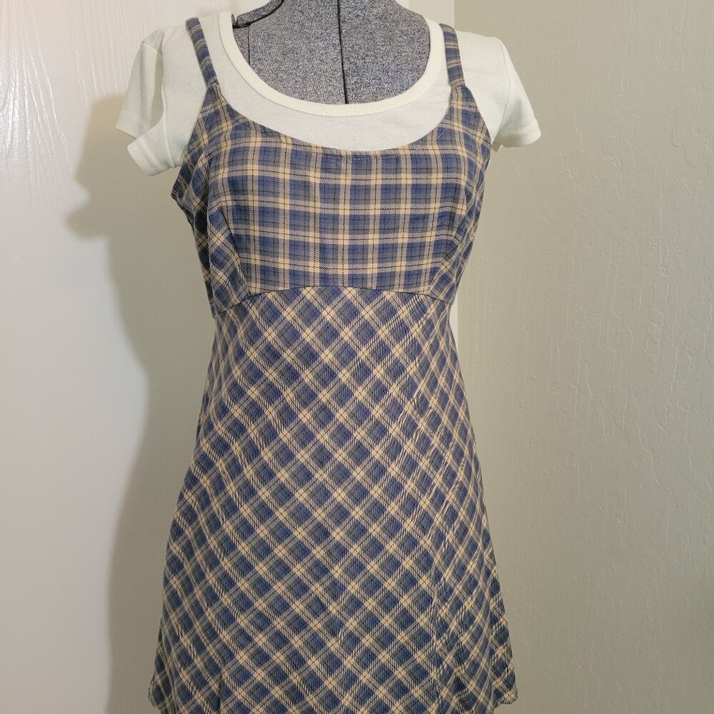 Vintage 90s Plaid Dress